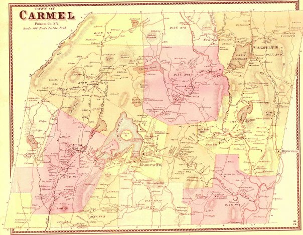 Map of Carmel, NY